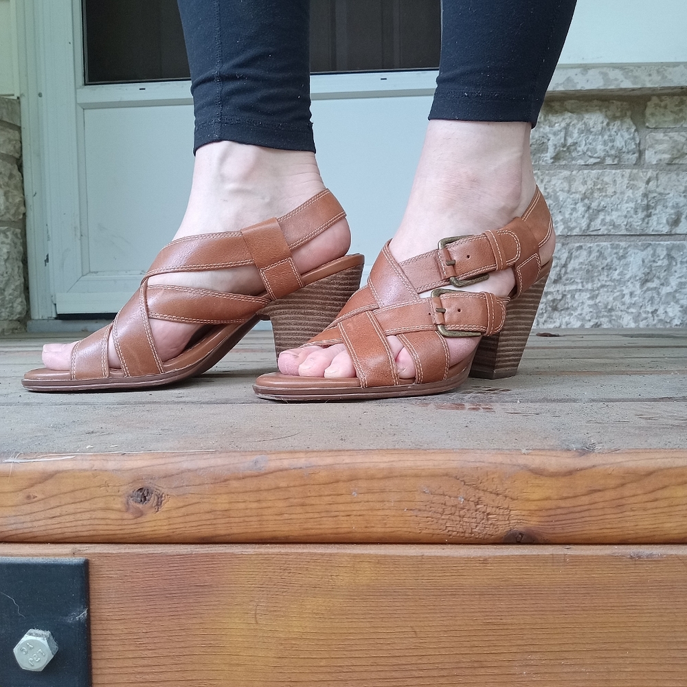 Clark's sandal heels